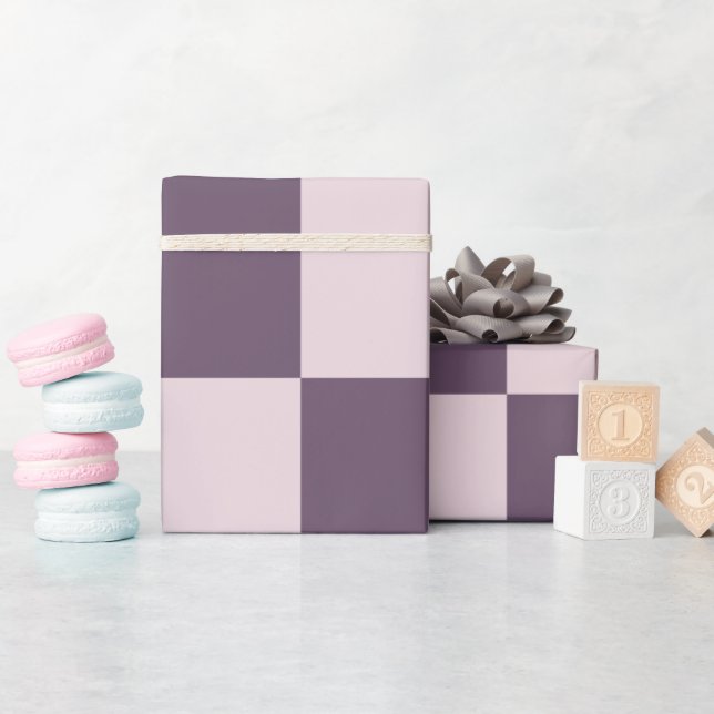 papel de envolvimiento mauve hondo blanqueado rosa (Baby Shower)