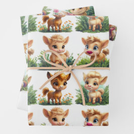 Papel de envolvimiento mítico para bebés
