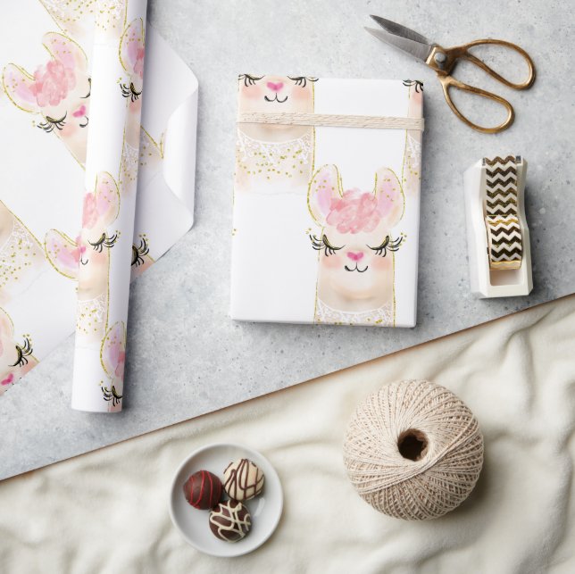 Papel de envolvimiento moderno de color acuático r (Artesanía)