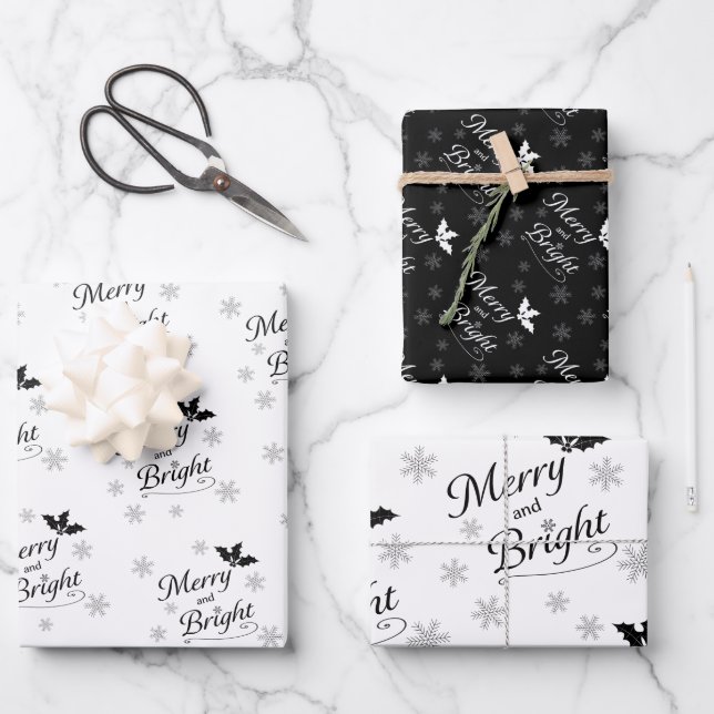 Papel de envolvimiento moderno para cerezos y bril (Anverso)