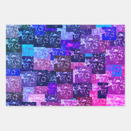 Papel de envolvimiento morado roto