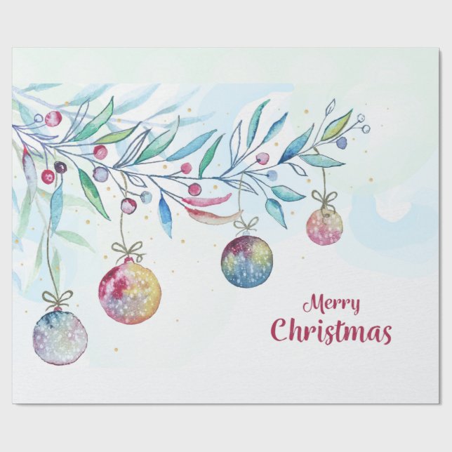 Papel de envolvimiento navideño (Superficie plana)