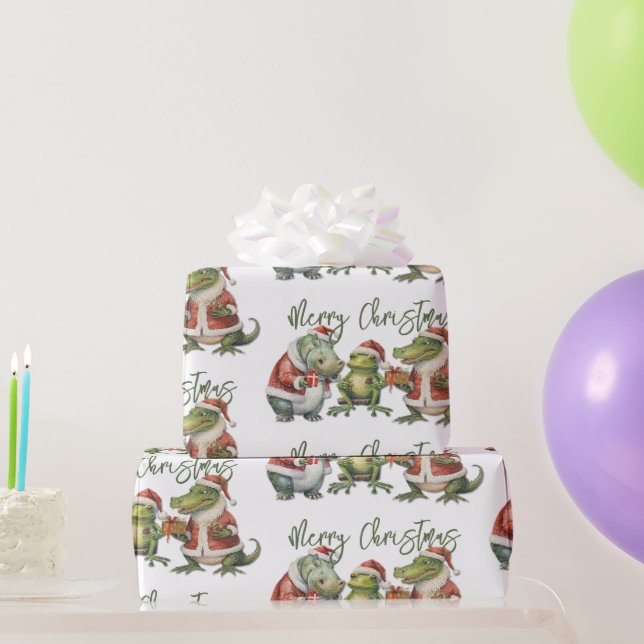 Papel de envolvimiento navideño (Regalos de fiesta)