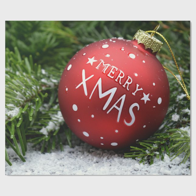 Papel de envolvimiento navideño (Superficie plana)