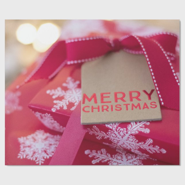 Papel de envolvimiento navideño (Superficie plana)