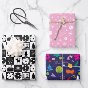 Papel de envolvimiento navideño 🎄 bola de pelota