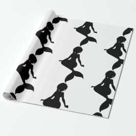 Papel de envolvimiento negro de la sirvienta Fiest