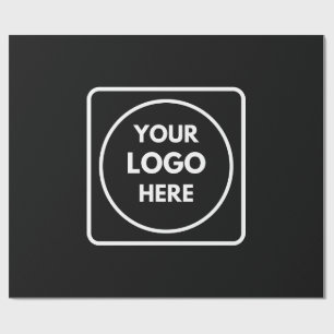 Papel de envolvimiento negro Empresa personaliza