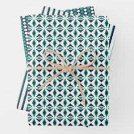 Papel de envolvimiento nocturno conjunto de 3