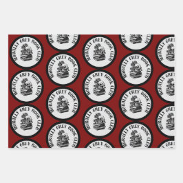 Papel de envolvimiento oscuro de libros románticos