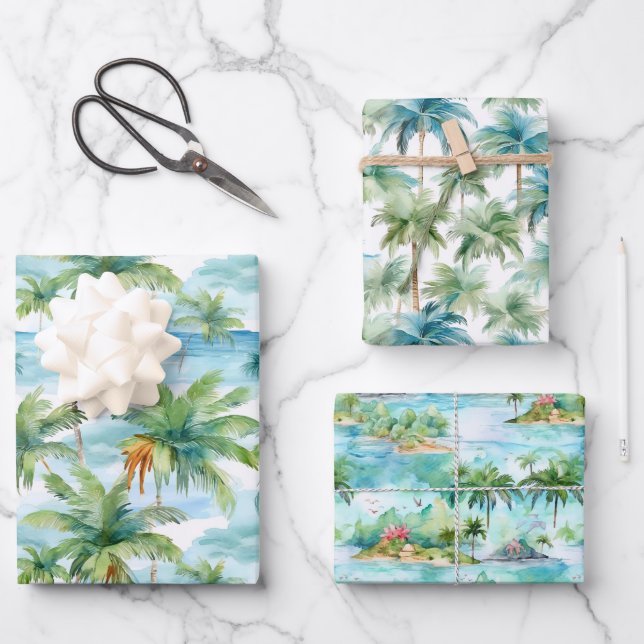 Papel de envolvimiento Palm Beach (Anverso)