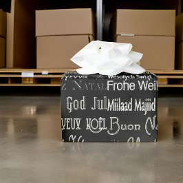 Papel de envolvimiento para árbol de navidad inter