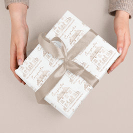 Papel de envolvimiento para el hogar conjunto de h