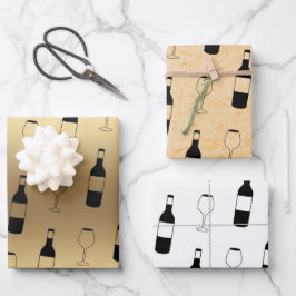 Papel de envolvimiento para el tema del vino - Env