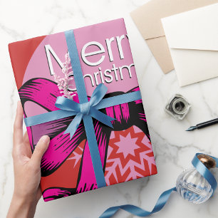 Papel de envolvimiento para Feliz Navidad