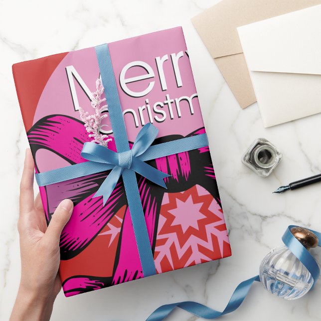 Papel de envolvimiento para Feliz Navidad (Subido por el creador)