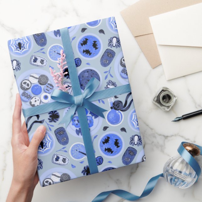 Papel de envolvimiento para fiesta de té de Hallow (Regalar)