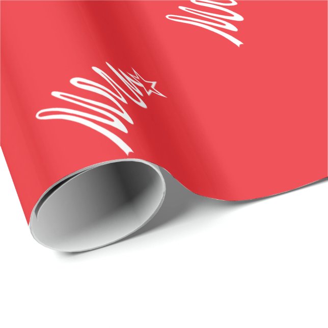 Papel de envolvimiento para la festividad navideña (Esquina del rollo)