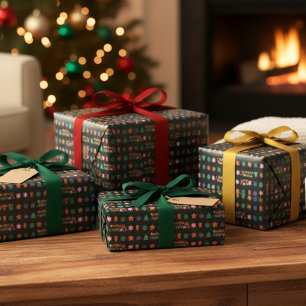 Papel de envolvimiento para navidad inagotable