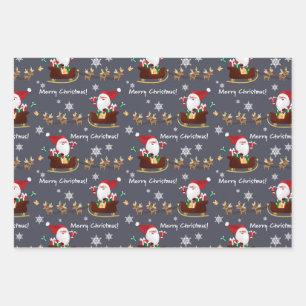 Papel de envolvimiento para Navidades de Santa Gri