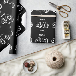 Papel de envolvimiento personalizado de 40 Persona