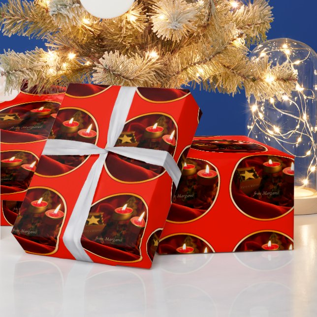 Papel de envolvimiento personalizado de navidad (Vacaciones)