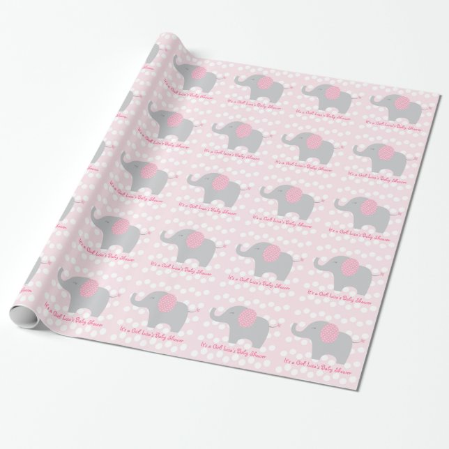 Papel de envolvimiento personalizado para elefante (Desenrollado)
