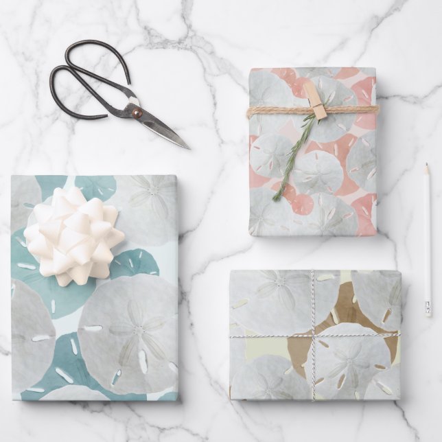 Papel de envolvimiento plano con estampado de dóla (Anverso)