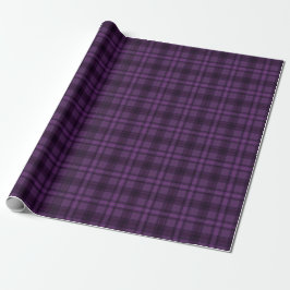 Papel de envolvimiento Purple Haze Plaid