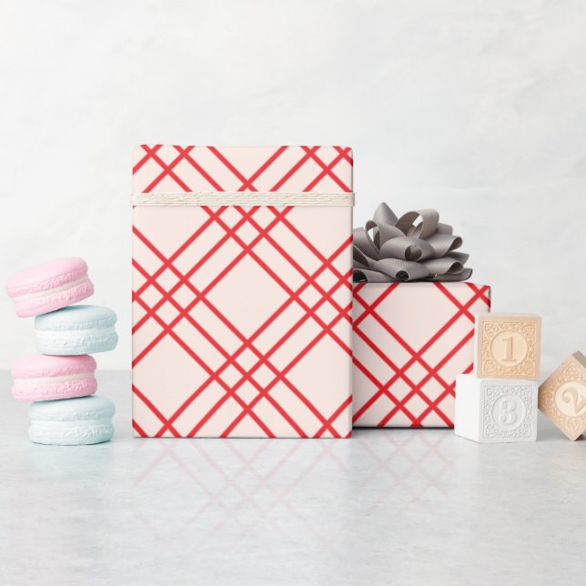 Papel de envolvimiento rojo (Baby Shower)