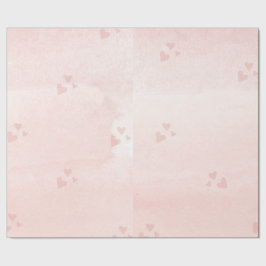 Papel de envolvimiento rosa pastoral suave