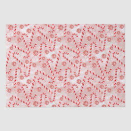 Papel de envolvimiento rosado Candy Cane