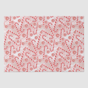Papel de envolvimiento rosado Candy Cane