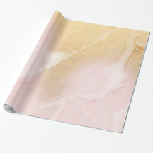 Papel de envolvimiento Rubor Marble Faux Gold