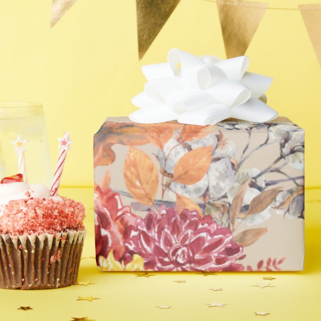 Papel de envolvimiento rústico y acogedor para Bod (Fiesta de cumpleaños )