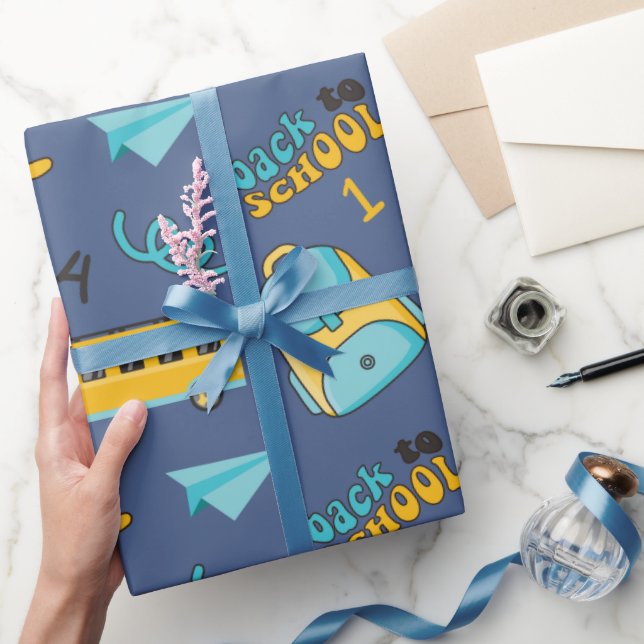 Papel de envolvimiento sin inconvenientes: Autobús (Regalar)