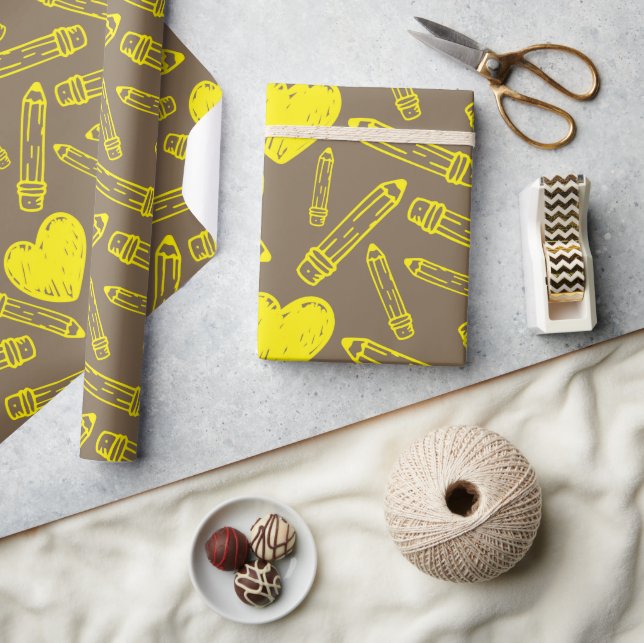 Papel de envolvimiento sin problemas en la escuela (Artesanía)