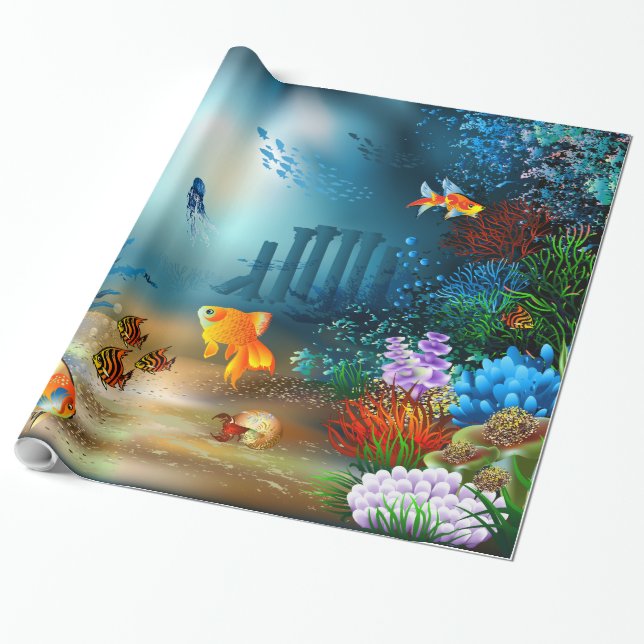 Papel de envolvimiento subacuático 4 (Desenrollado)