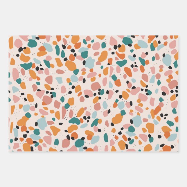 Papel de envolvimiento Terrazzo (Anverso)