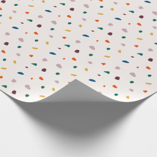 Papel de envolvimiento Terrazzo - Patrón Retro Ter