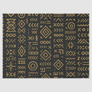 Papel de envolvimiento tribal Afro Luxe Black & Go