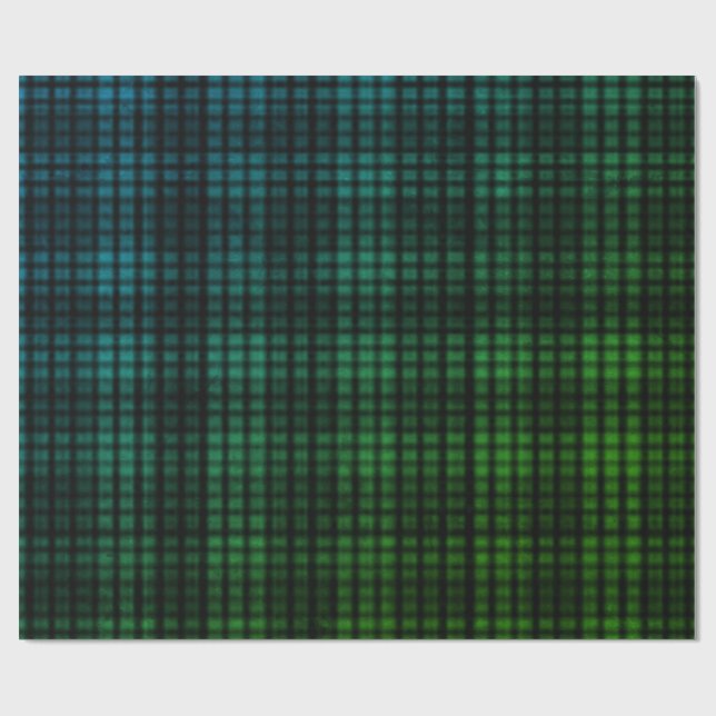 Papel de envolvimiento verde azul (Superficie plana)