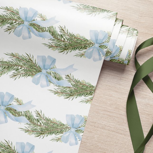Papel de envolvimiento verde azul de invierno (Subido por el creador)