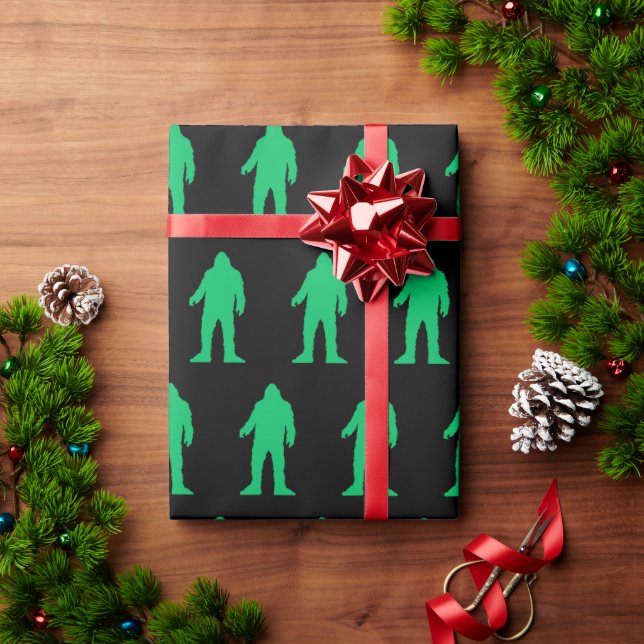 Papel de envolvimiento verde para pies gigantes Ye (Regalo de vacaciones)