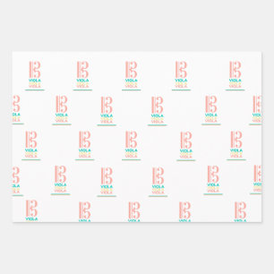 Papel de envolvimiento Viola Alto Clef