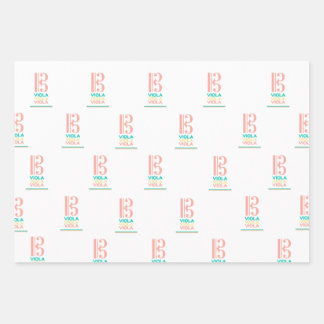 Papel de envolvimiento Viola Alto Clef