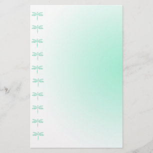 Papel de escribir de las libélulas de la
