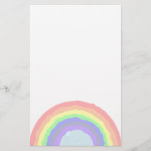 Papel de escribir del arco iris