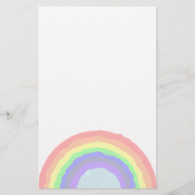 Papel de escribir del arco iris (Anverso)