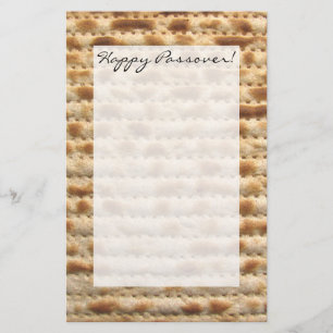 Papel de escribir del matzah del Passover